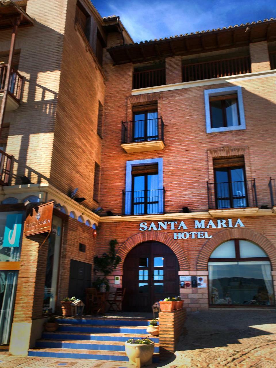 Hotel Santa Maria De Alquézar Exteriör bild