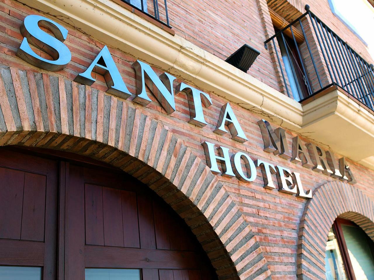 Hotel Santa Maria De Alquézar Exteriör bild