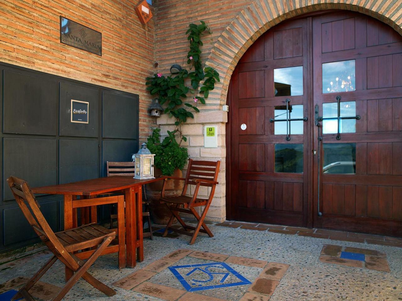 Hotel Santa Maria De Alquézar Exteriör bild